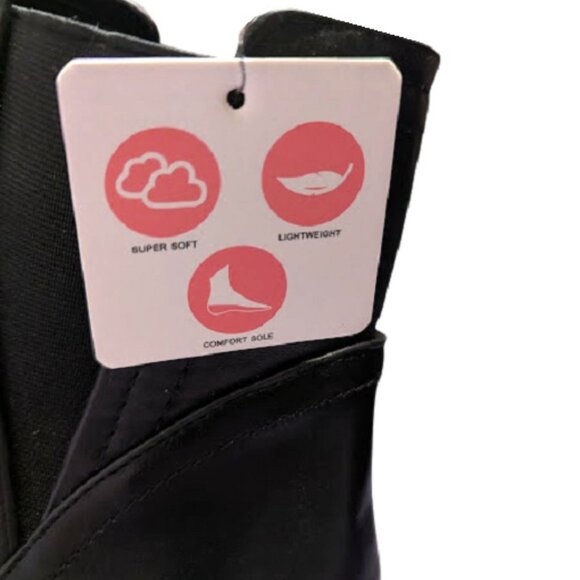 Taryn Rose Womens Saygee Black Wedge Heel Comfort Ankle Bootie Size 10 NWT NWOB - Picture 10 of 11